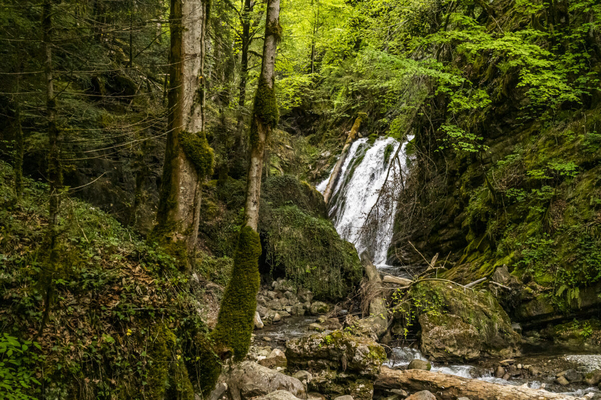 Wasserfall in der Gorge du Chaudron