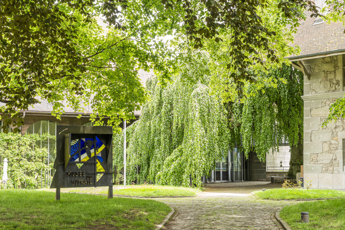Romont Eingang zum Vitromusée