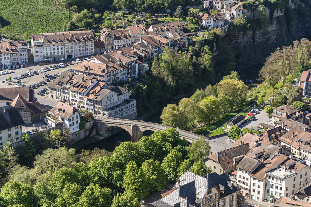 Unterstadt von Fribourg
