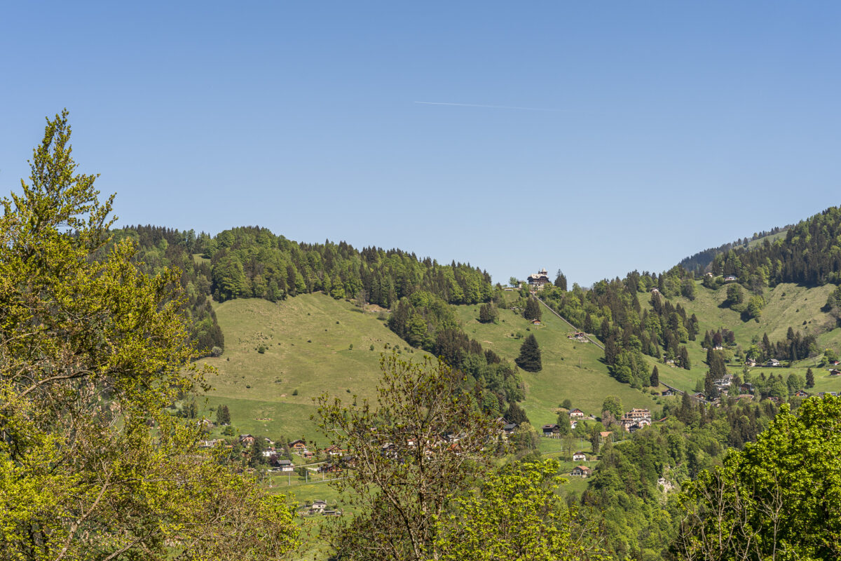 Blick von Glion nach Les Avants