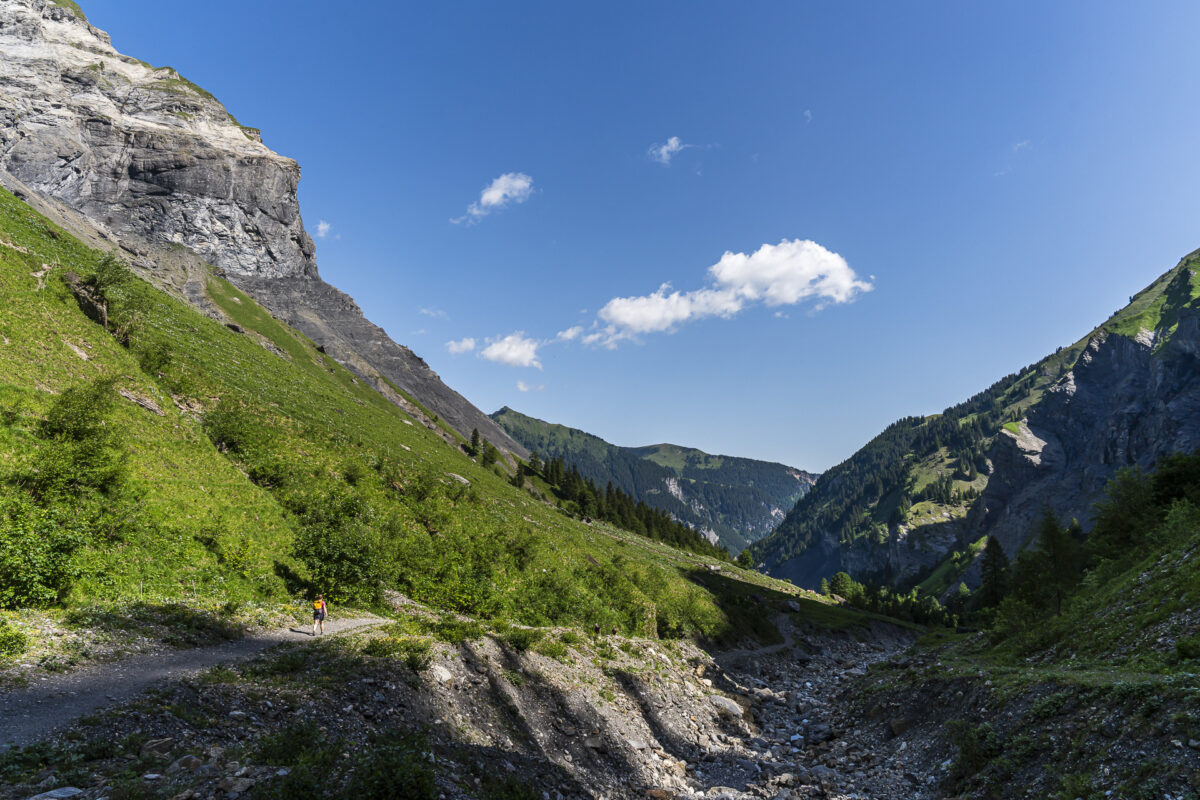 Wanderweg Richtung Weisstannen