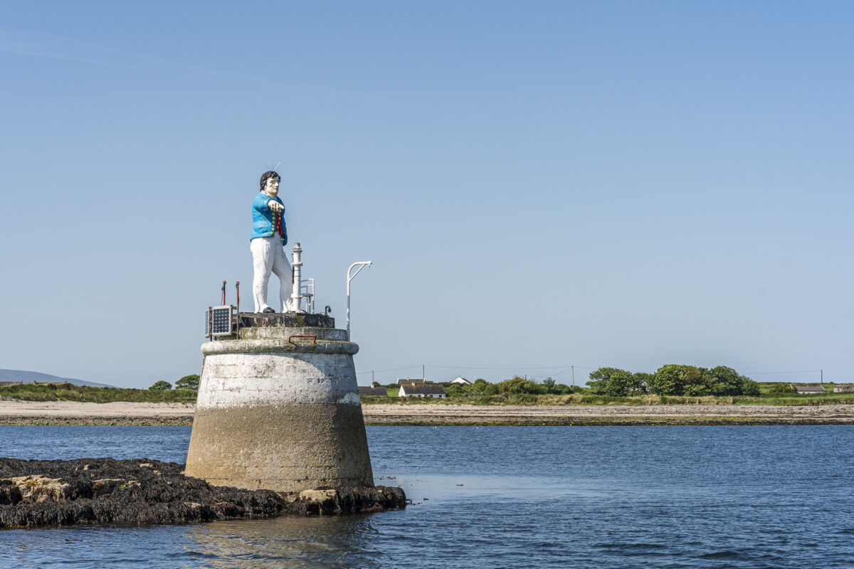 The Metal Man in der Sligo Bay