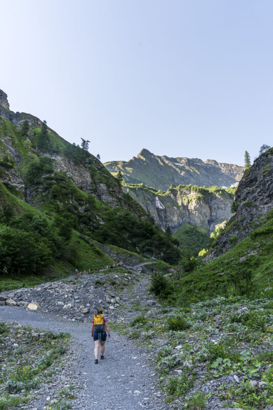 Aufstieg am Guferbach