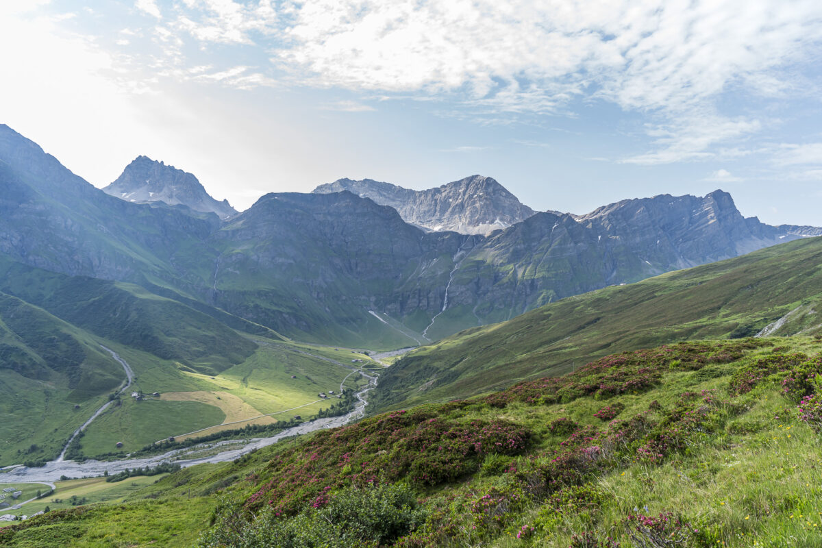Blick Richtung Chracha Safiental