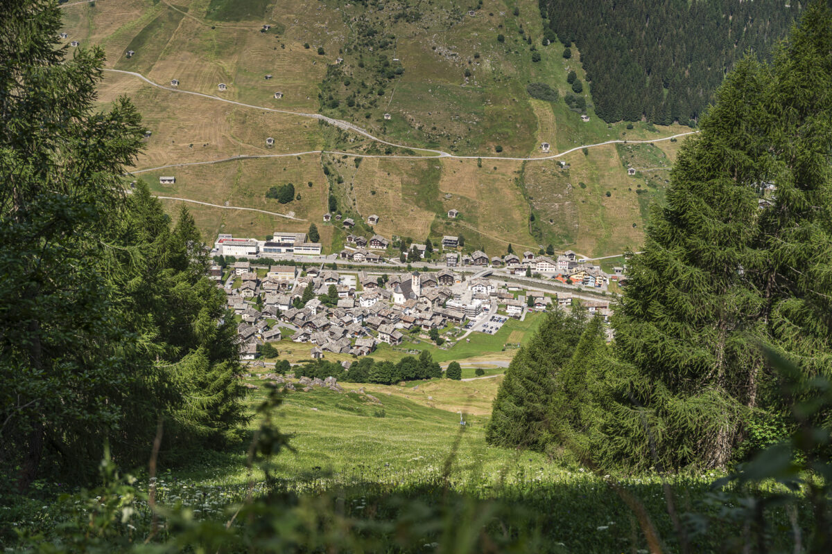 Blick auf Vals