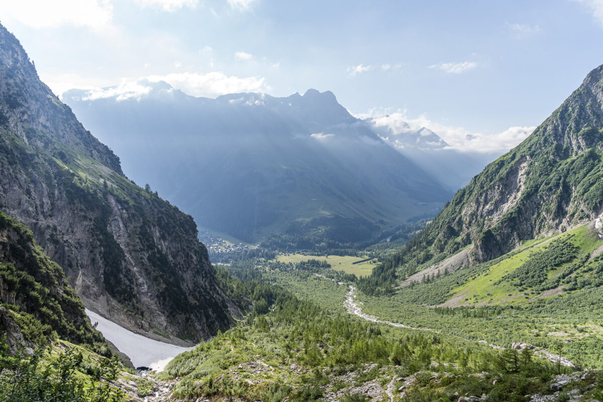 Blick nach La Fouly