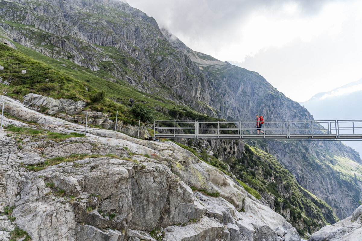 Hängebrücke la Fouly