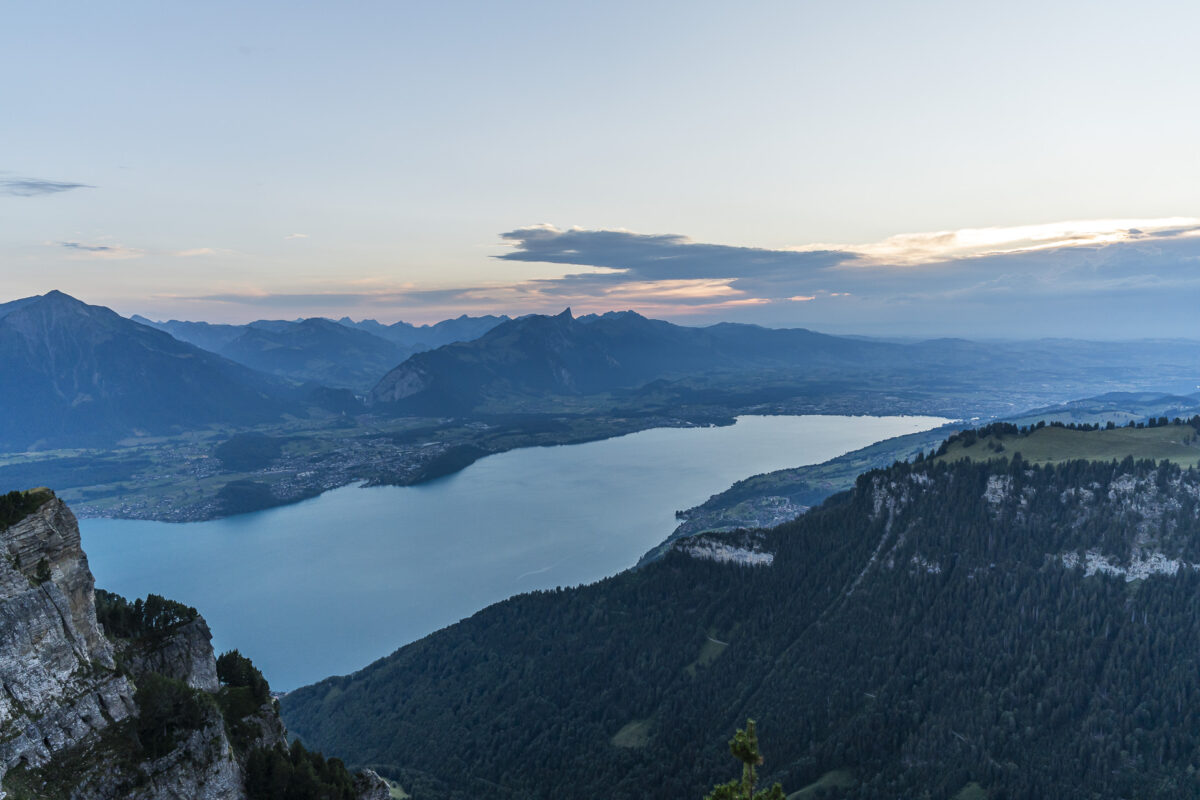 Sonnenuntergang Niederhorn