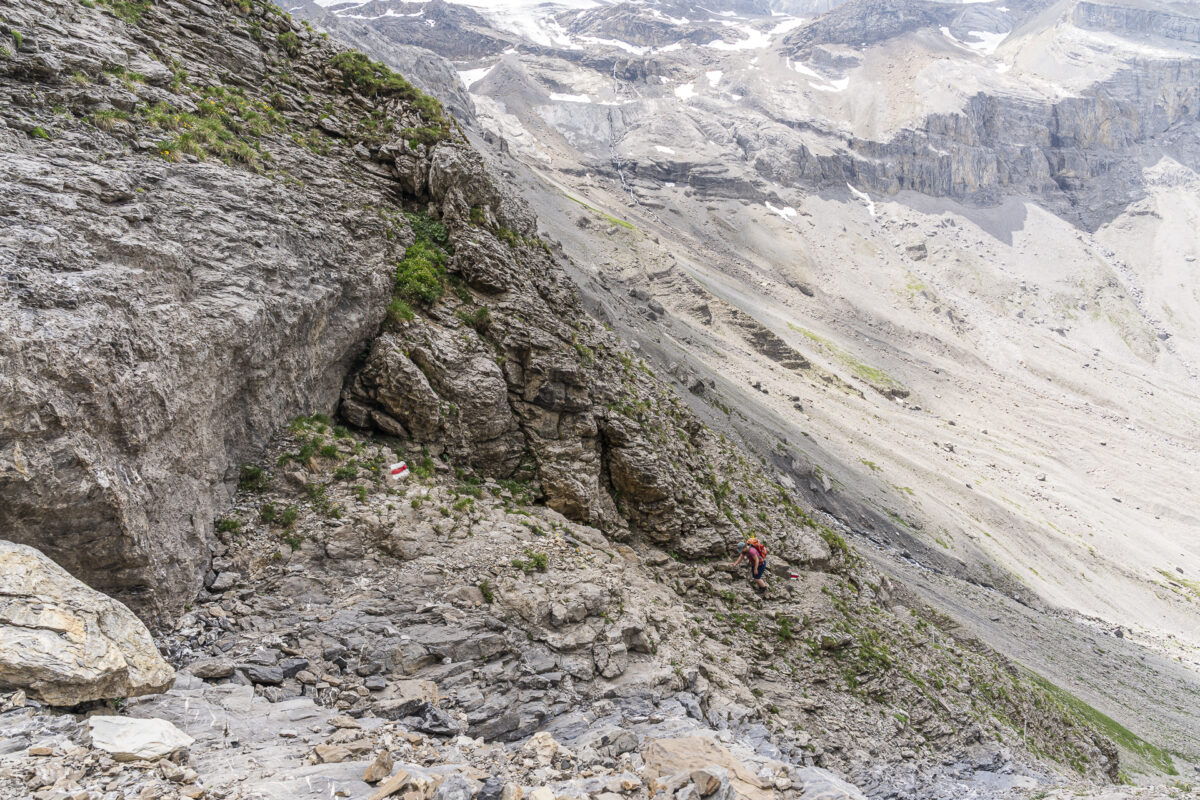 Aufstieg auf den Ammertenpass