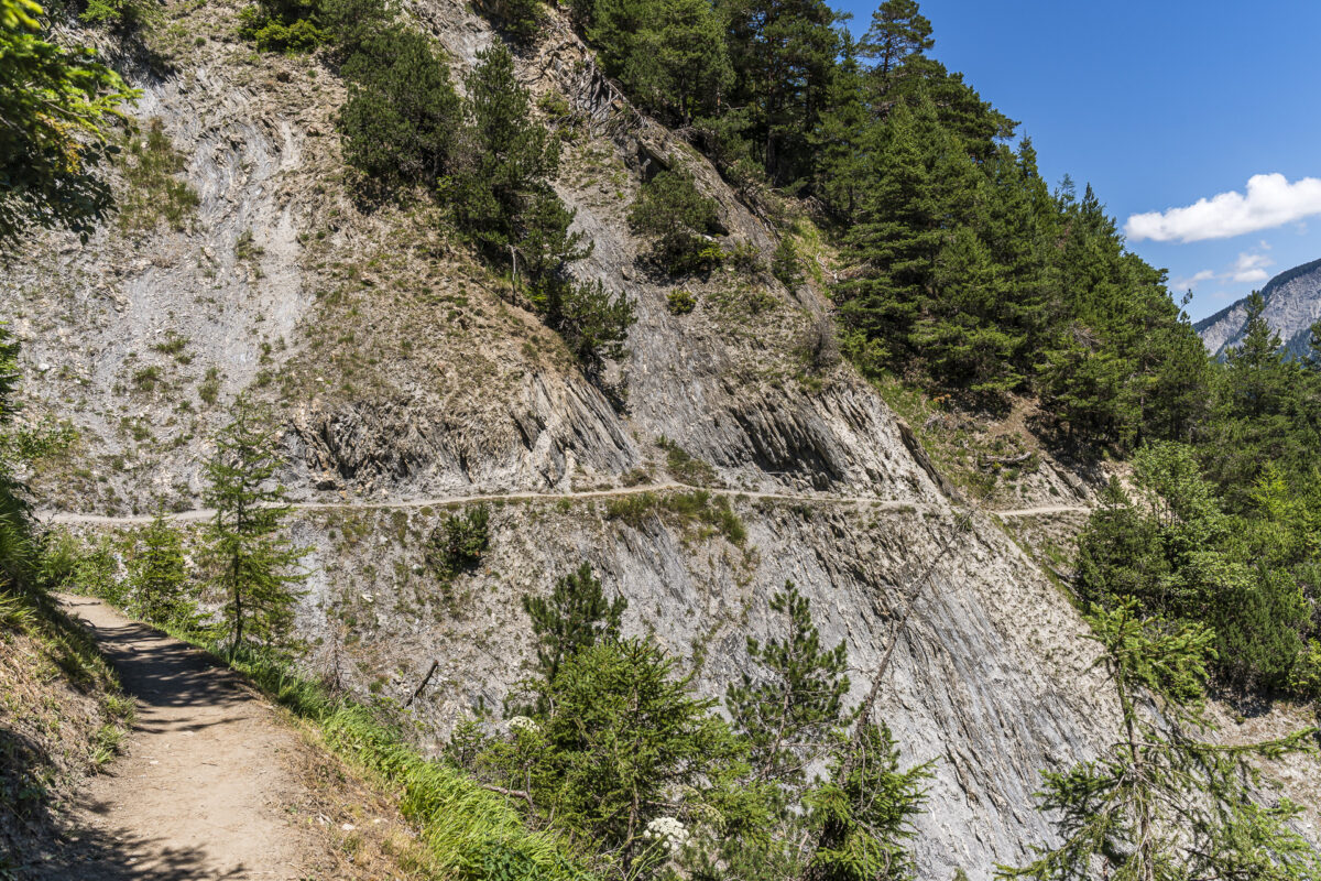 Wegabschnitt Tour du Mont Blanc