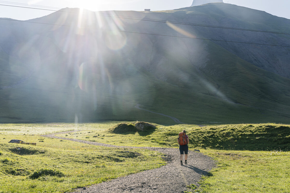früher Wanderstart auf der Engstligenalp