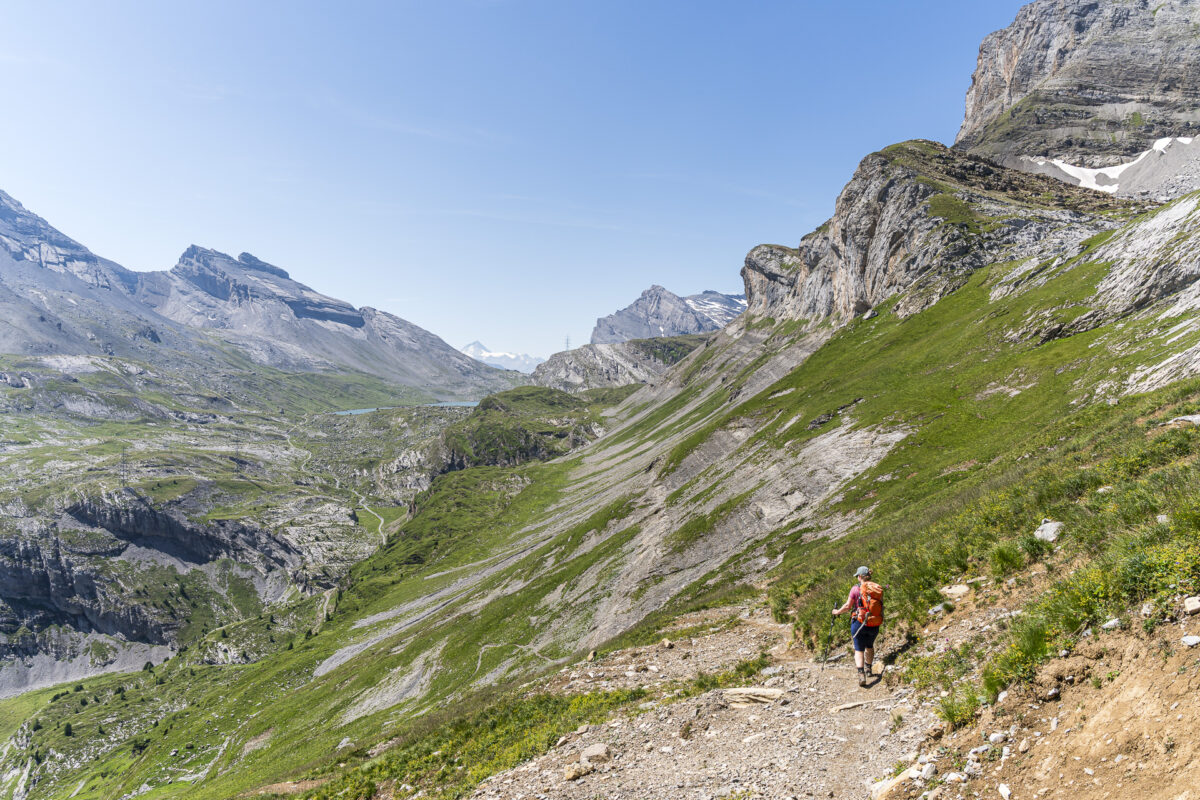 Abstieg zum Berghotel Schwarenbach