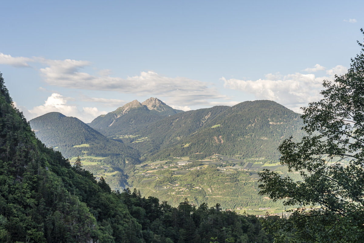 Morgenstimmung hoch über Meran