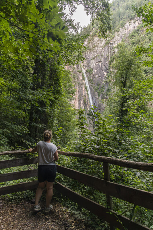 viewpoint Fragsburger Wasserfall