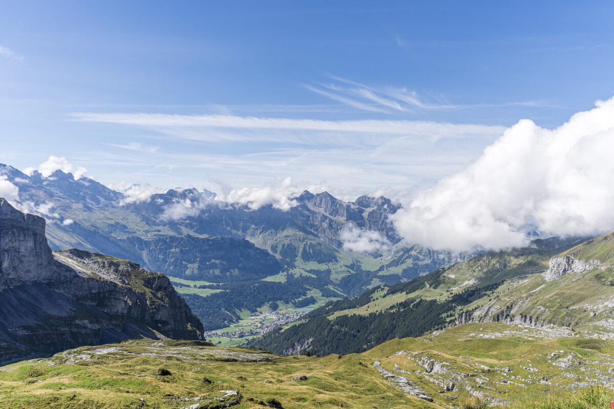 Panorama bei der Rugghubelhütte
