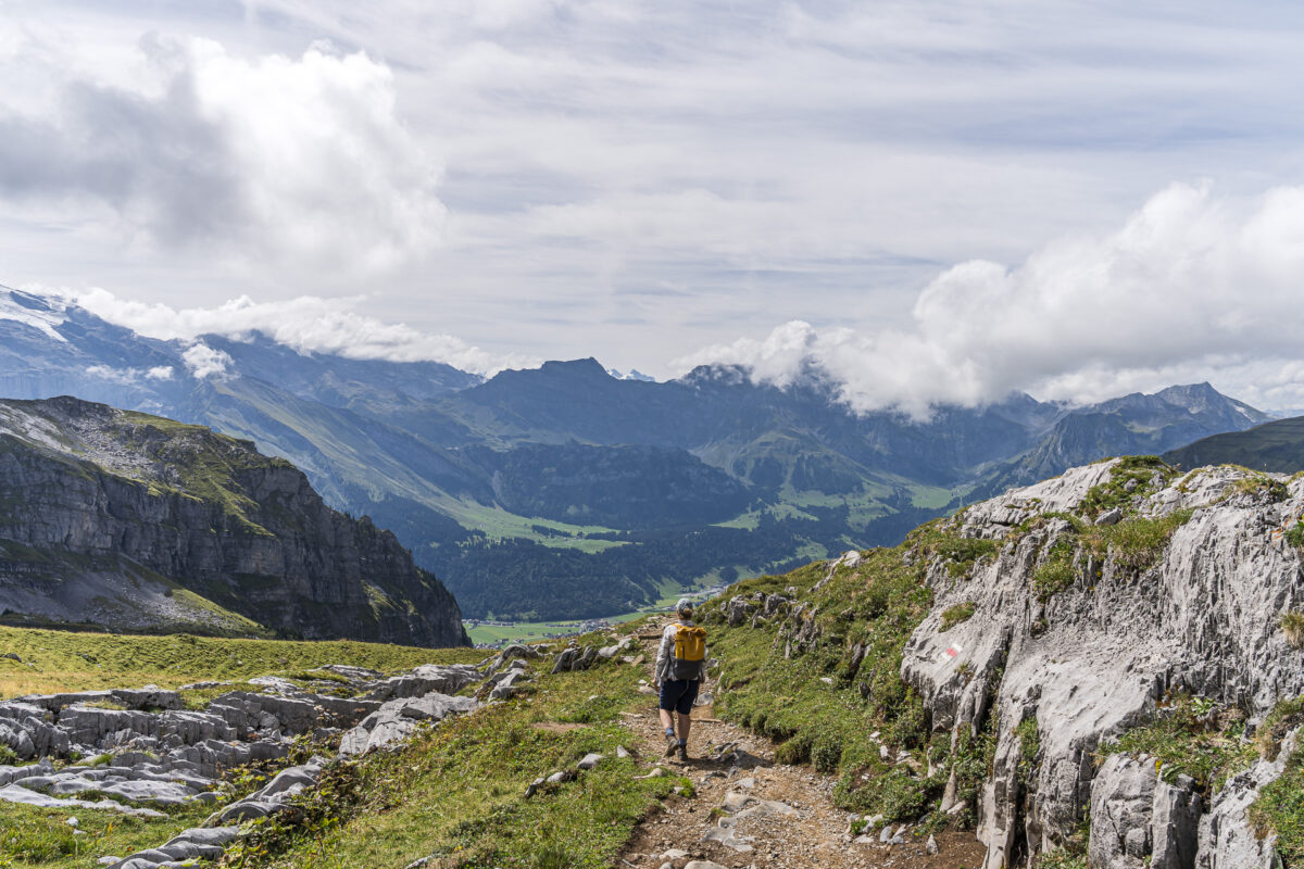 Wanderweg Rugghubelhütte Ristis