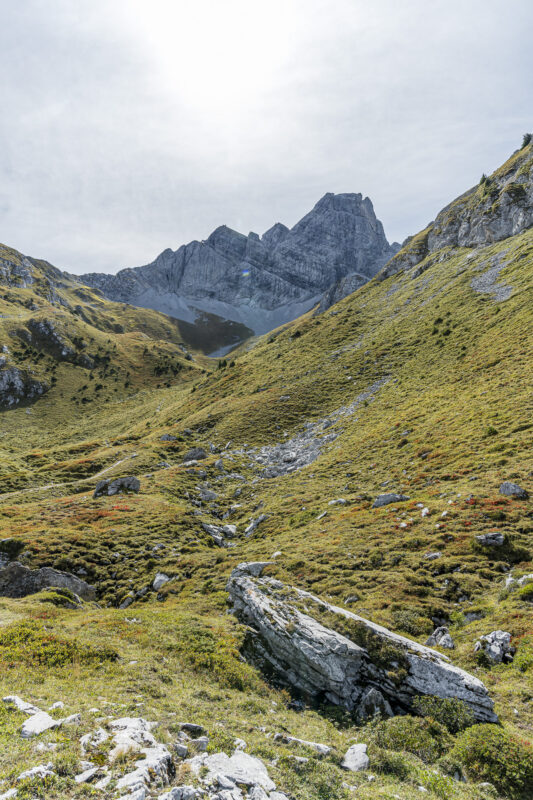 Blick von der Scheidegg auf die Spillgerten