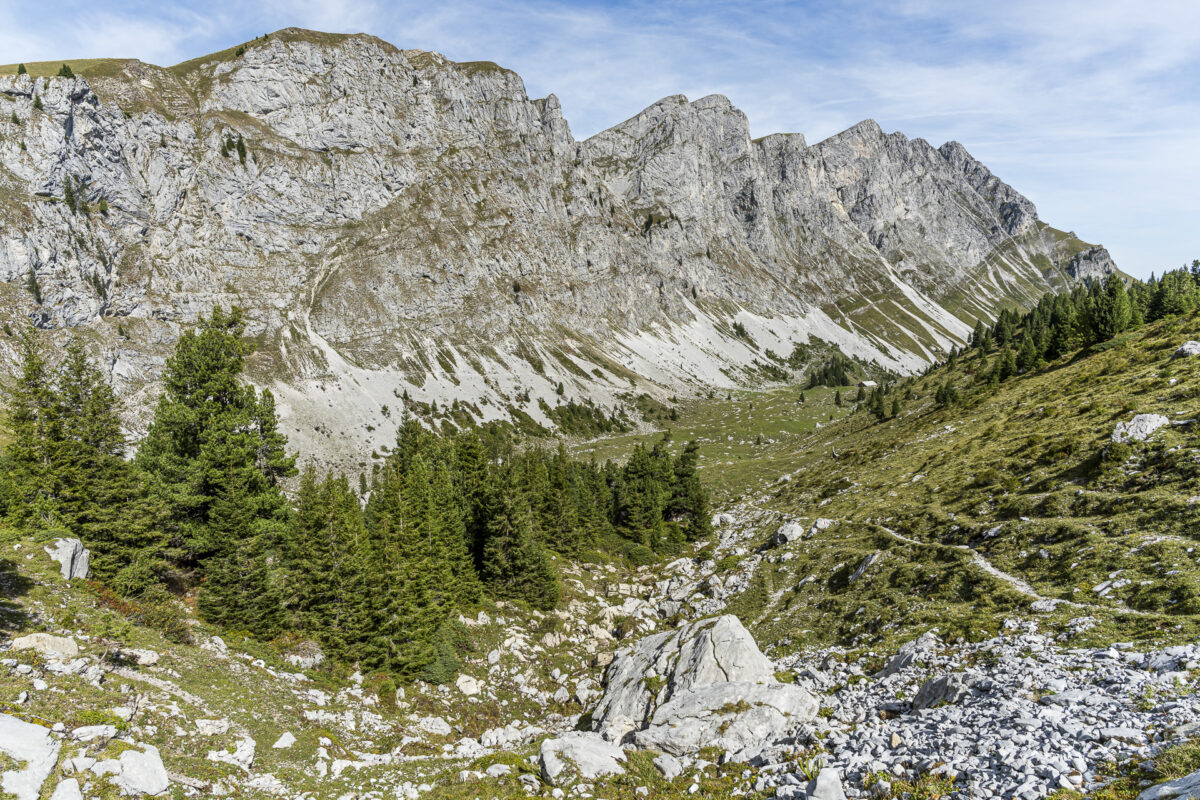 Blick Richtung Fromattgrat