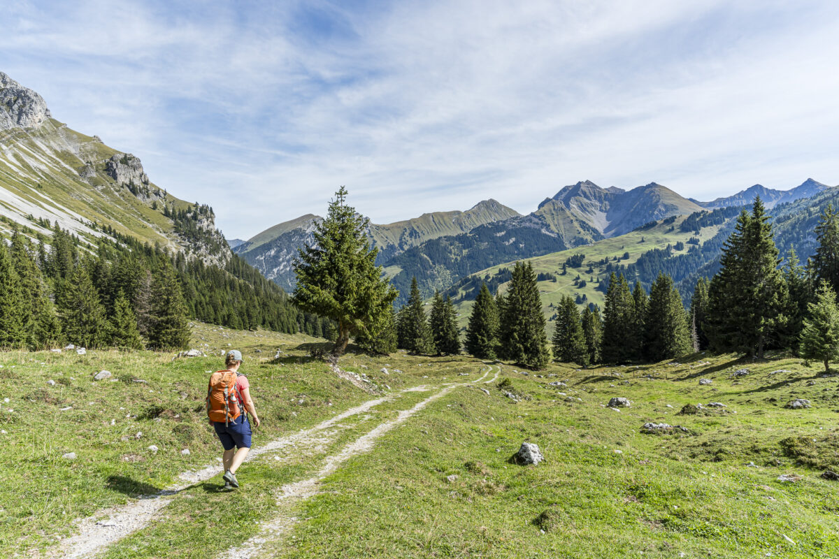 Wanderung auf der Grimmialp